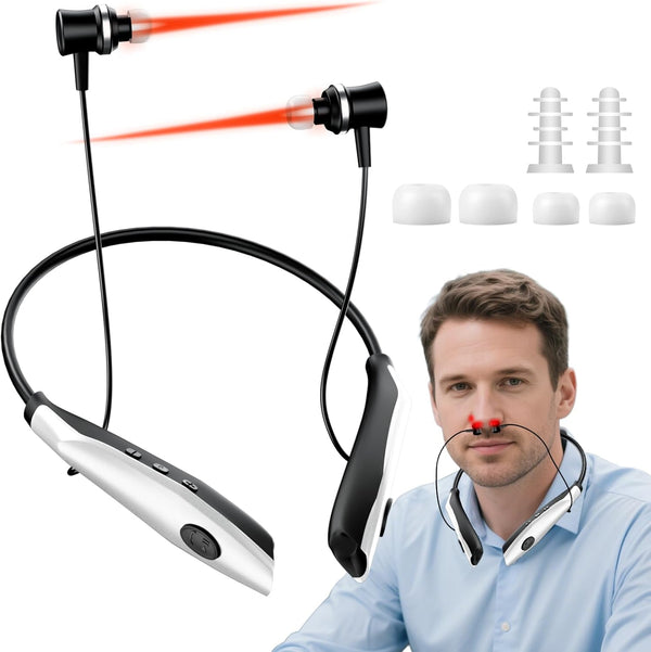 Red Light Therapy Device for Ear and Nose Diseases 2 in 1,Red Light Therapy Device for Treating Tinnitus and Rhinitis