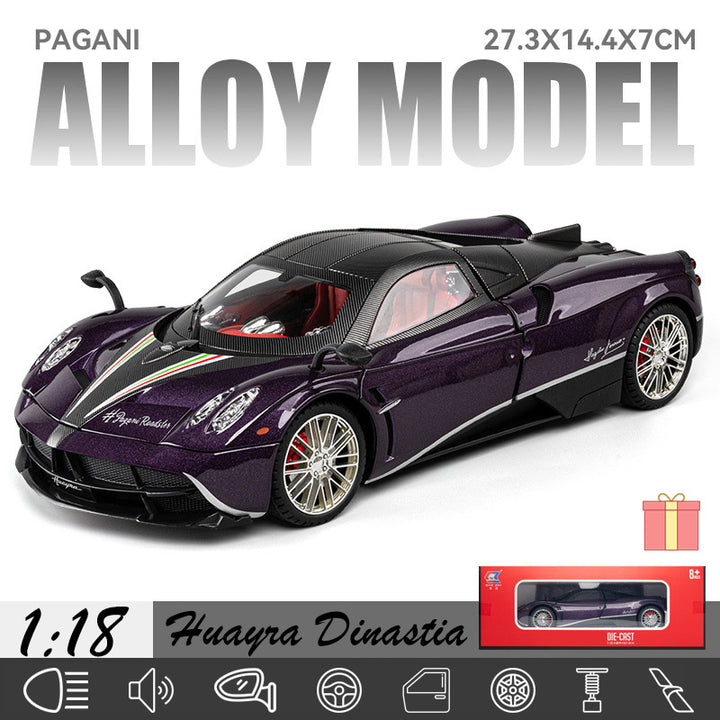 Pagani-China Dragon-1:18 Alloy Car Model, Cool Kids Toy Car, Versatile Collectible Car Model