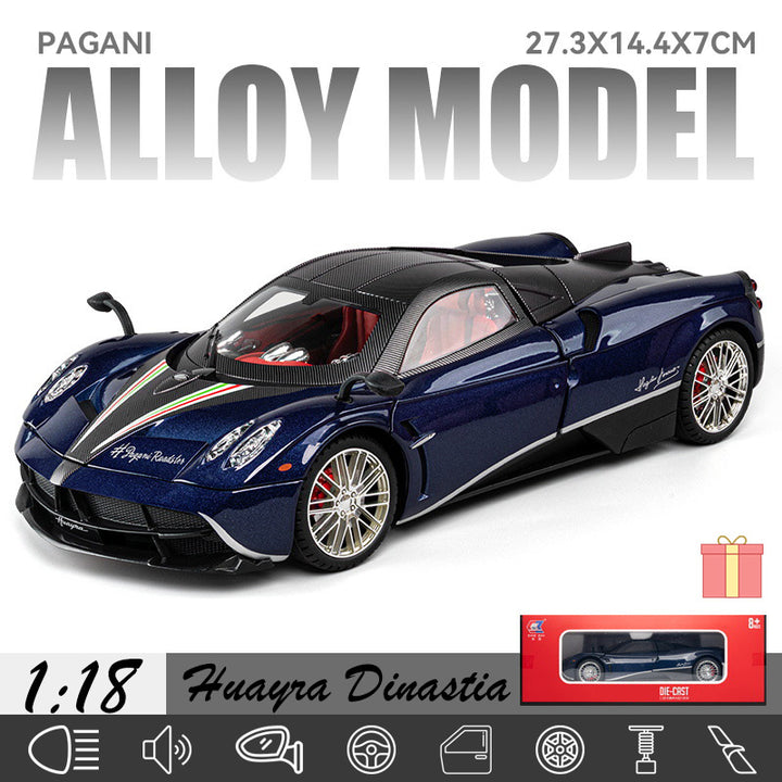 Pagani-China Dragon-1:18 Alloy Car Model, Cool Kids Toy Car, Versatile Collectible Car Model