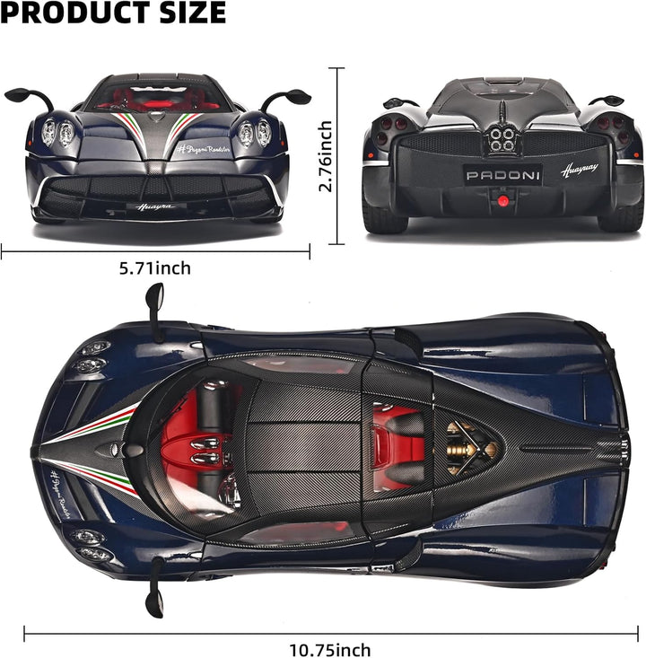 Pagani-China Dragon-1:18 Alloy Car Model, Cool Kids Toy Car, Versatile Collectible Car Model